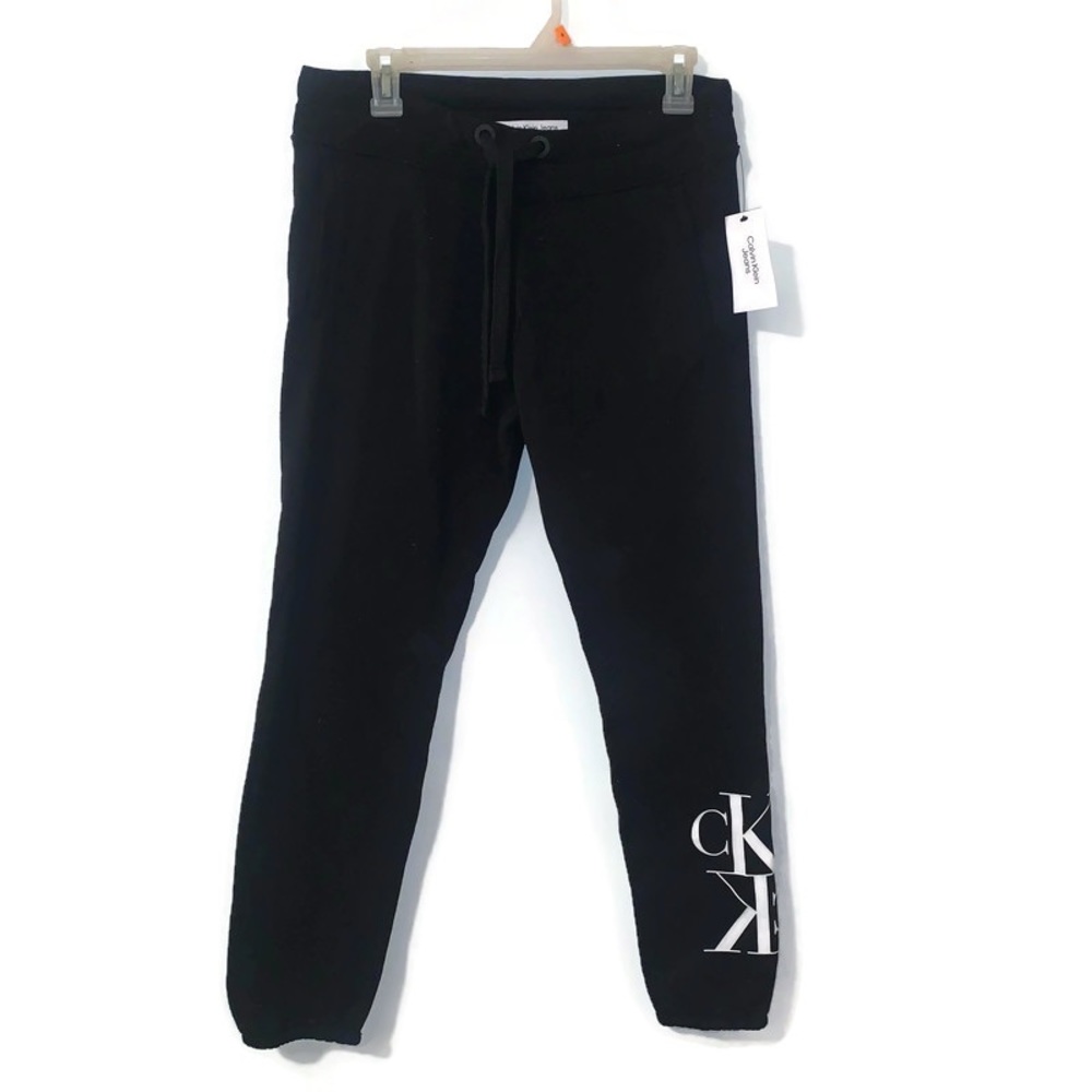 NWT Calvin Klein Logo Jogger Drawstring Sweatpants